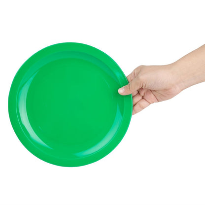 Olympia Kristallon PC Plate Green - 230mm 9" (12 Pack) • PAS-CB768