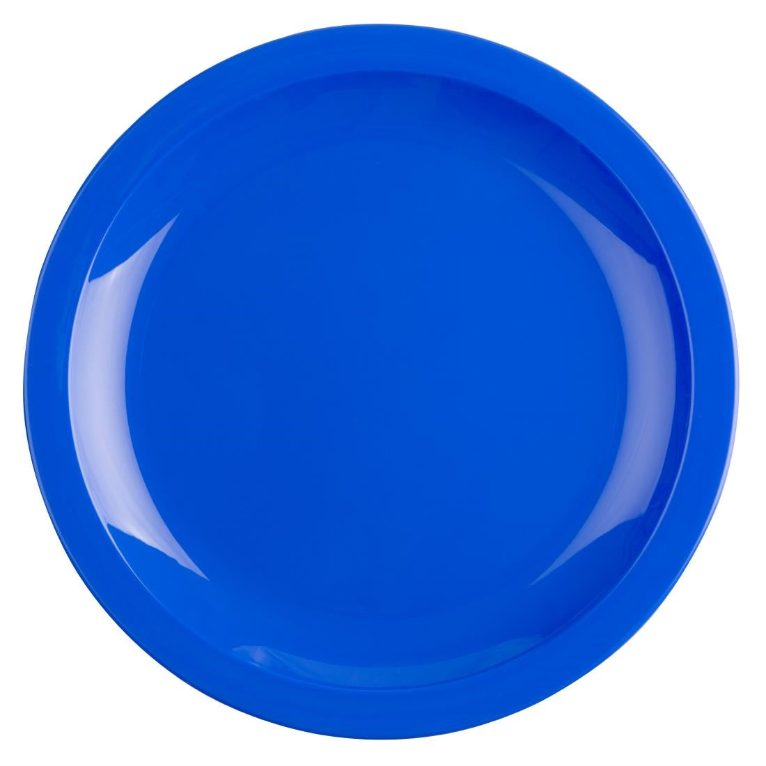 Olympia Kristallon Polypropylene Plates Blue 230mm (12 Pack) (Pack of 12) • PAS-CB769