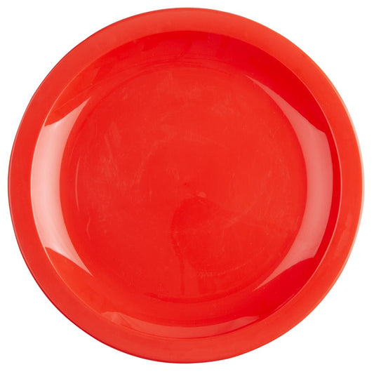 Olympia Kristallon PC Plate Red - 230mm 9" (12 Pack) • PAS-CB770