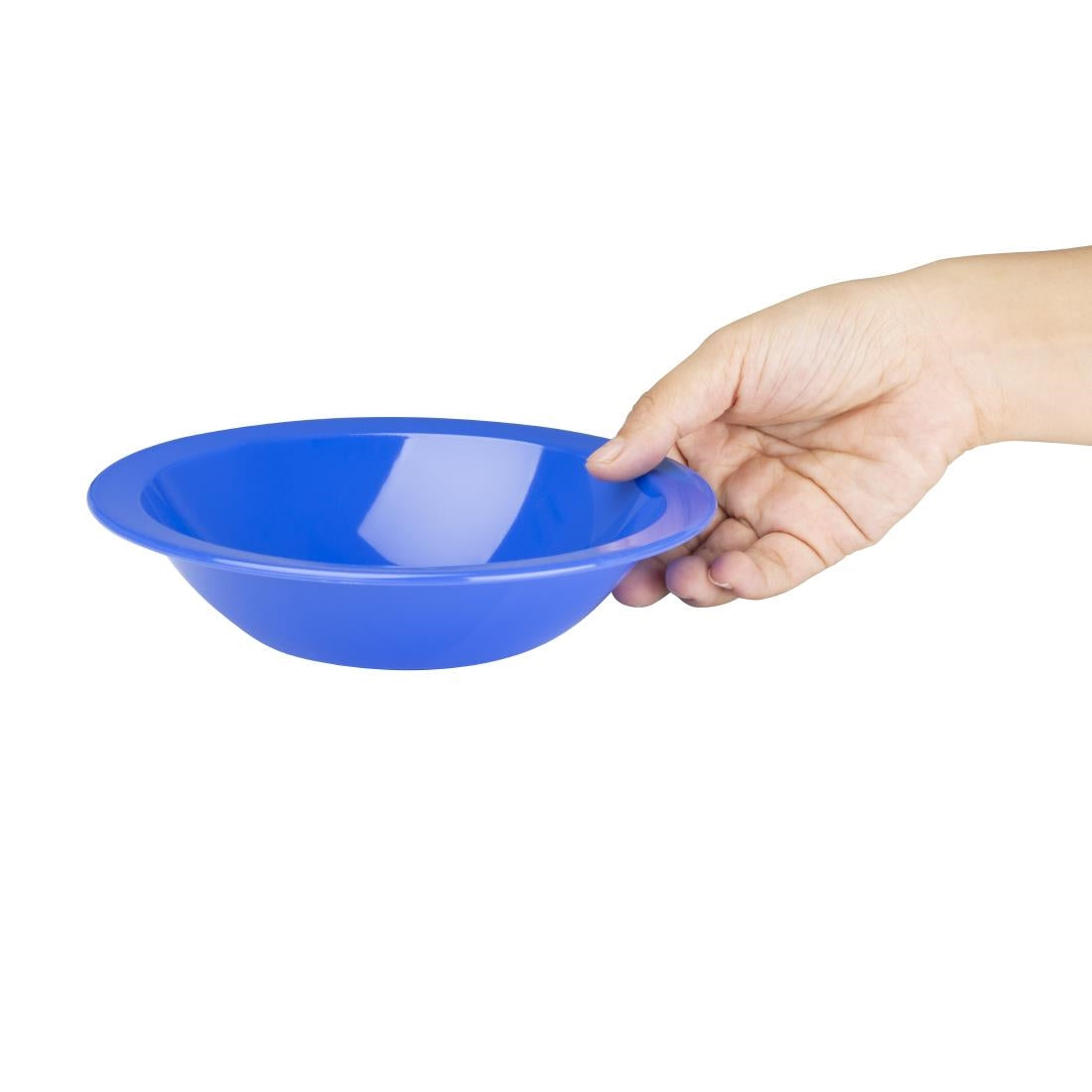 Olympia Kristallon Polypropylene Bowls Blue 174mm (12 Pack) (Pack of 12) • PAS-CB773