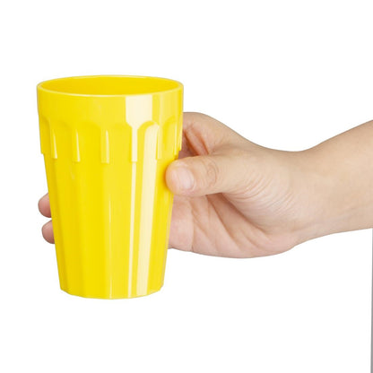 Olympia Kristallon Polypropylene Tumblers Yellow 253.8ml (12 Pack) (Pack of 12) • PAS-CB775