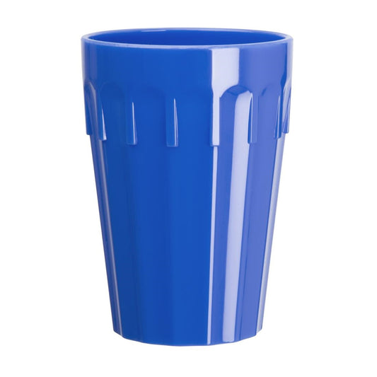 Olympia Kristallon Polypropylene Tumblers Blue 253.8ml (12 Pack) (Pack of 12) • PAS-CB777