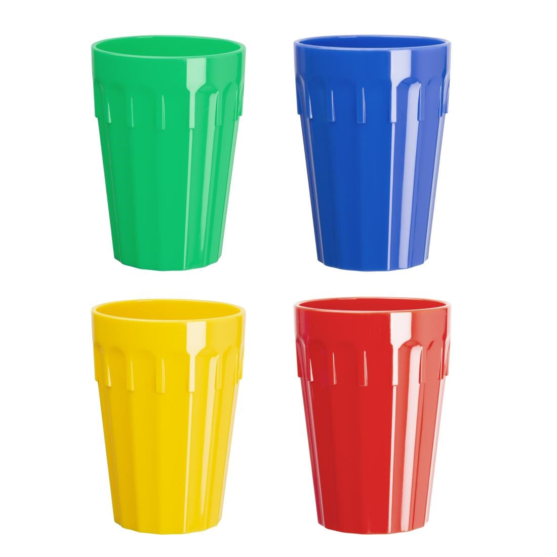 Olympia Kristallon Polypropylene Tumblers Blue 253.8ml (12 Pack) (Pack of 12) • PAS-CB777