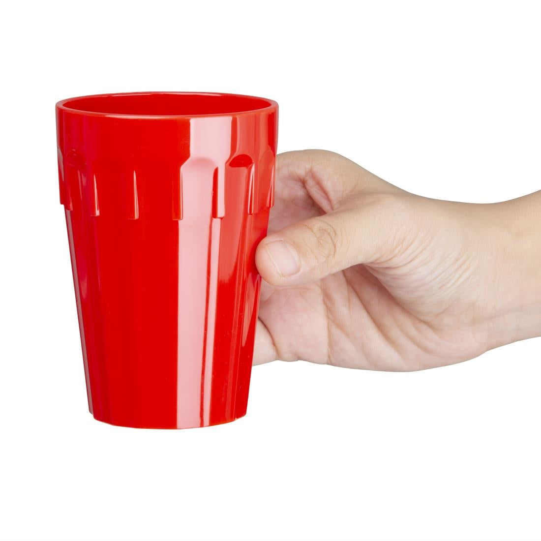 Olympia Kristallon PC Tumbler Red - 260ml 8.8fl oz (12 Pack) • PAS-CB778