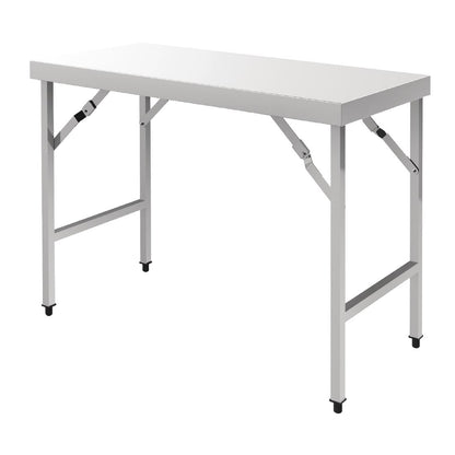 Vogue Stainless Steel Folding Table 1200mm • PAS-CB905