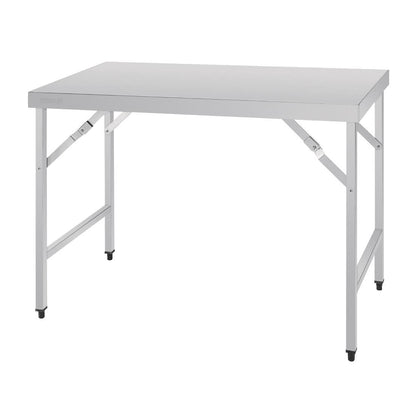 Vogue Stainless Steel Folding Table 1200mm • PAS-CB905