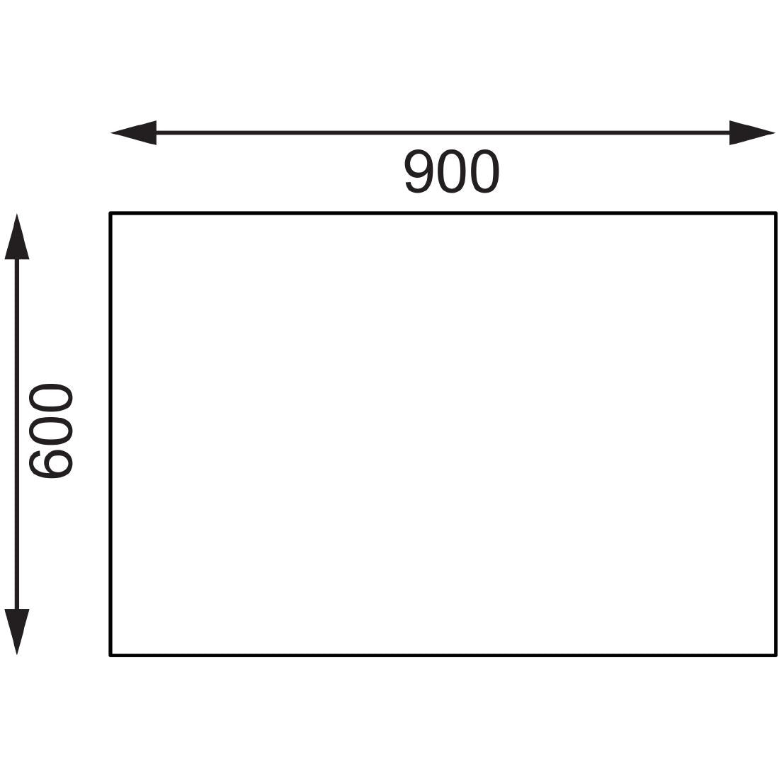 Vogue Stainless Steel Chopping Board Table 900mm (900(H)x900(W)x600(D)mm) • PAS-CB911