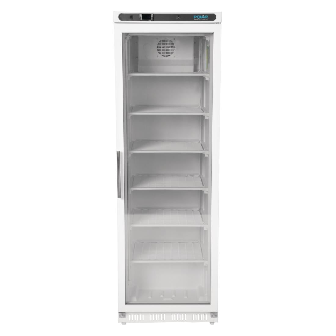 Polar C-Series Glass Door Display Freezer 365Ltr White • PAS-CB921-A