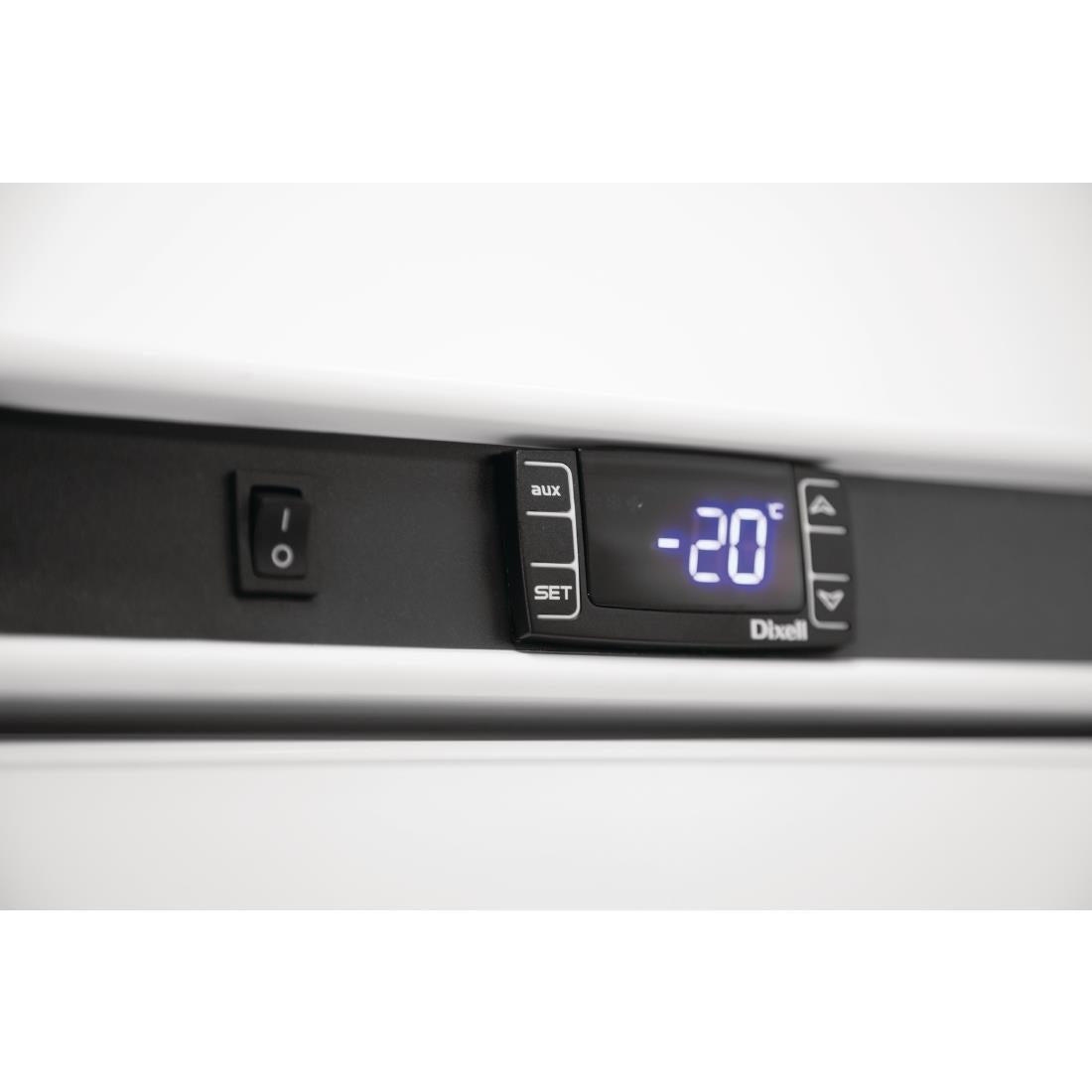 Polar C-Series Glass Door Display Freezer 365Ltr White • PAS-CB921-A