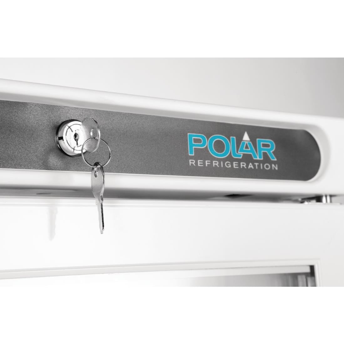 Polar C-Series Glass Door Display Freezer 365Ltr White • PAS-CB921-A