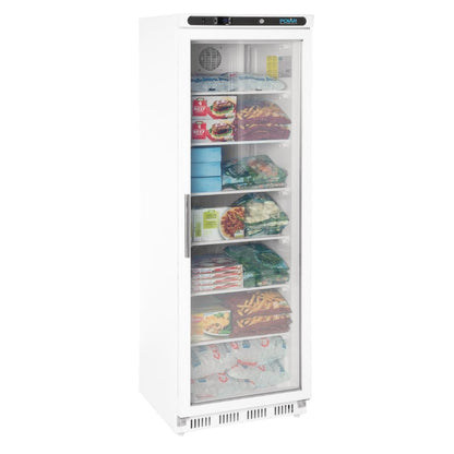 Polar C-Series Glass Door Display Freezer 365Ltr White • PAS-CB921-A