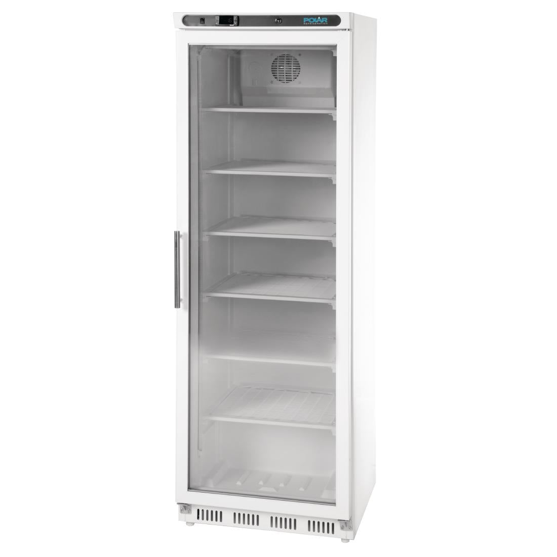 Polar C-Series Glass Door Display Freezer 365Ltr White • PAS-CB921-A