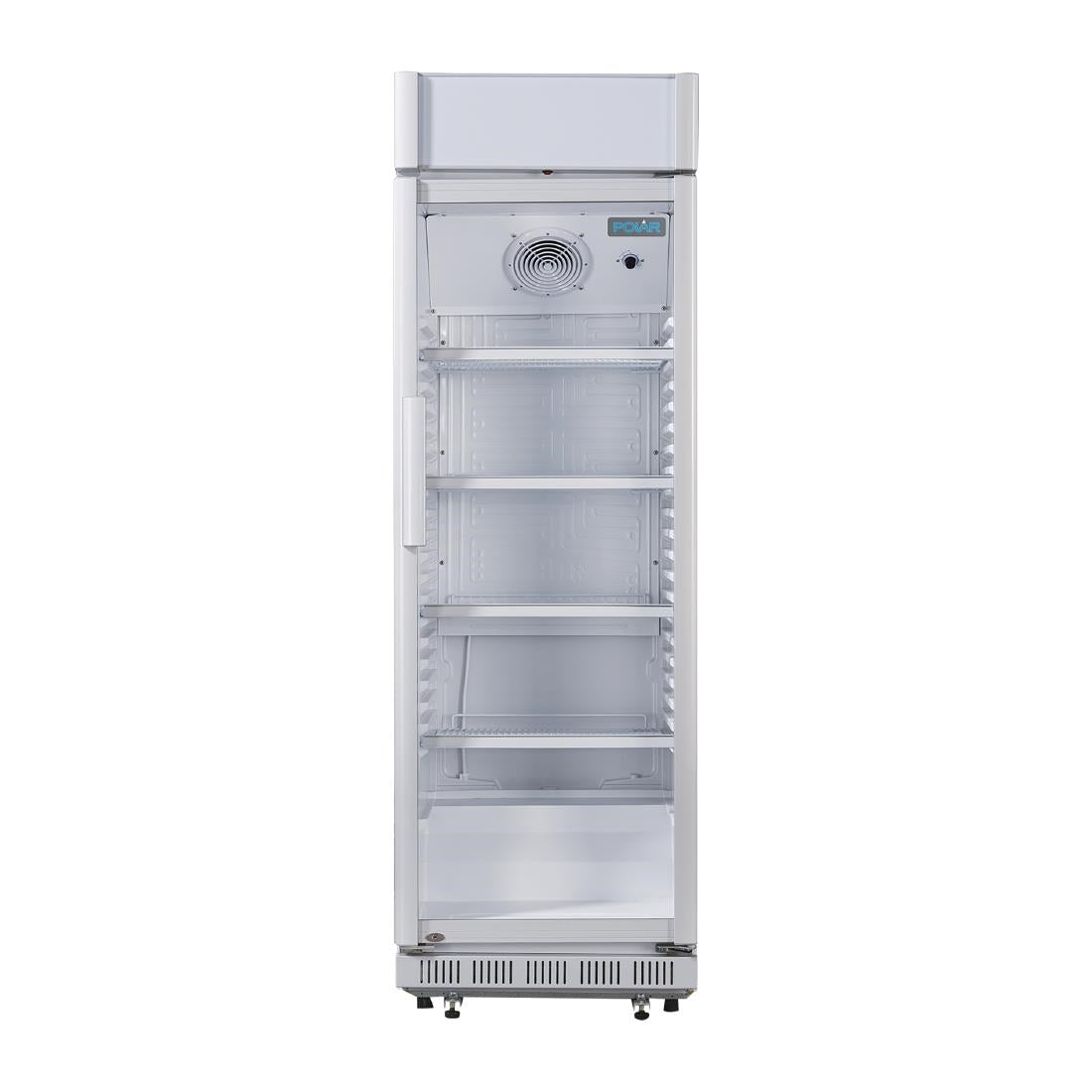 Polar C-Series Upright Display Cooler with Light Box 346Ltr (180W. R600a. With light box) • PAS-CC064-A