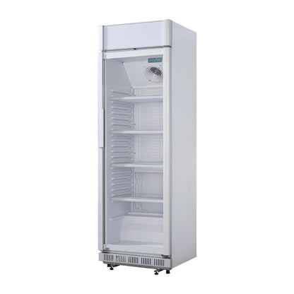 Polar C-Series Upright Display Cooler with Light Box 346Ltr • PAS-CC064-A