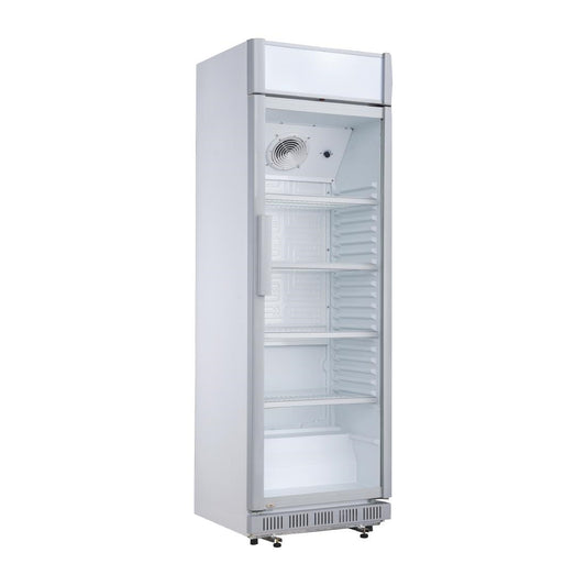 Polar C-Series Upright Display Cooler with Light Box 346Ltr • PAS-CC064-A