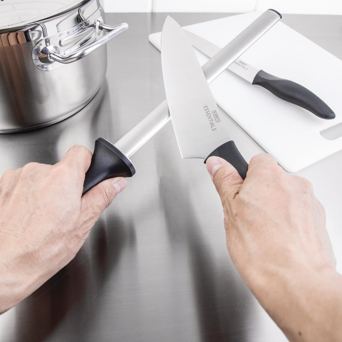 Vogue Diamond Sharpening Steel 250mm • PAS-CC199