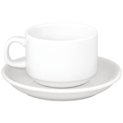 EDLP Olympia Athena Saucer (Fits CC200/CC201) - 145mm 5 3/4" (2 Pack4) (Pack quantity: 24. For stacking & cappuccino cup (GK811, CC201, GG870 and CC200). Size 145mm) • PAS-CC202