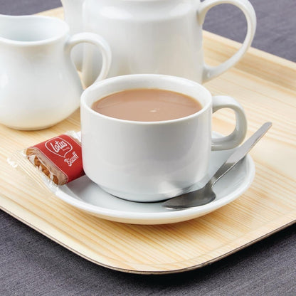 SPECIAL OFFER Olympia Athena Stacking Tea Cup And Saucer Combo (24 Pack) • PAS-S376