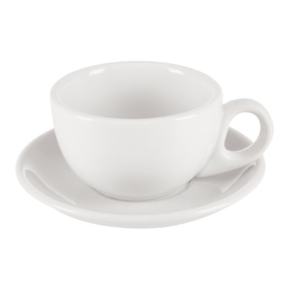 EDLP Olympia Athena Saucer (Fits CC200/CC201) - 145mm 5 3/4" (2 Pack4) (Pack quantity: 24. For stacking & cappuccino cup (GK811, CC201, GG870 and CC200). Size 145mm) • PAS-CC202