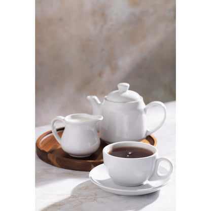 EDLP Olympia Athena Saucer (Fits CC200/CC201) - 145mm 5 3/4" (2 Pack4) (Pack quantity: 24. For stacking & cappuccino cup (GK811, CC201, GG870 and CC200). Size 145mm) • PAS-CC202
