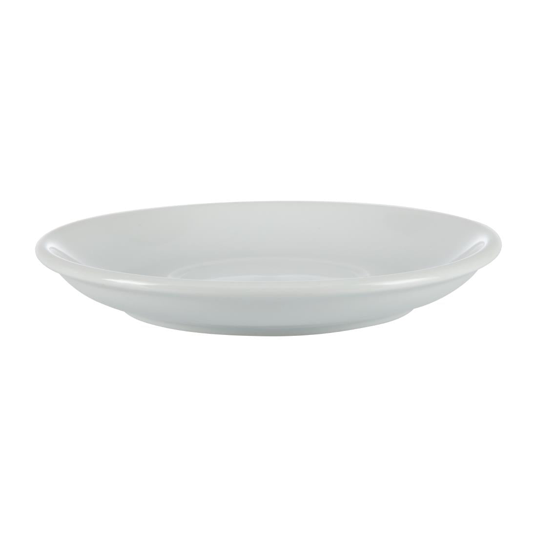 EDLP Olympia Athena Saucer (Fits CC200/CC201) - 145mm 5 3/4" (2 Pack4) (Pack quantity: 24. For stacking & cappuccino cup (GK811, CC201, GG870 and CC200). Size 145mm) • PAS-CC202