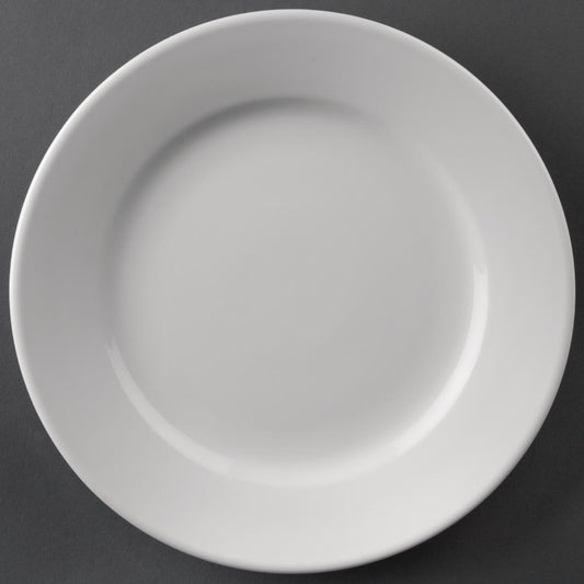 EDLP Olympia Athena Wide Rimmed Plate - 165mm 6 1/2" (12 Pack) (165mm. Pack quantity: 12) • PAS-CC206