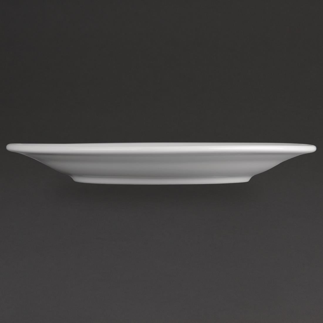 Olympia Athena Wide Rimmed Plates 165mm (12 Pack) (Pack of 12) • PAS-CC206