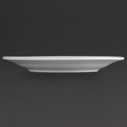 Olympia Athena Wide Rimmed Plates 165mm (12 Pack) (Pack of 12) • PAS-CC206