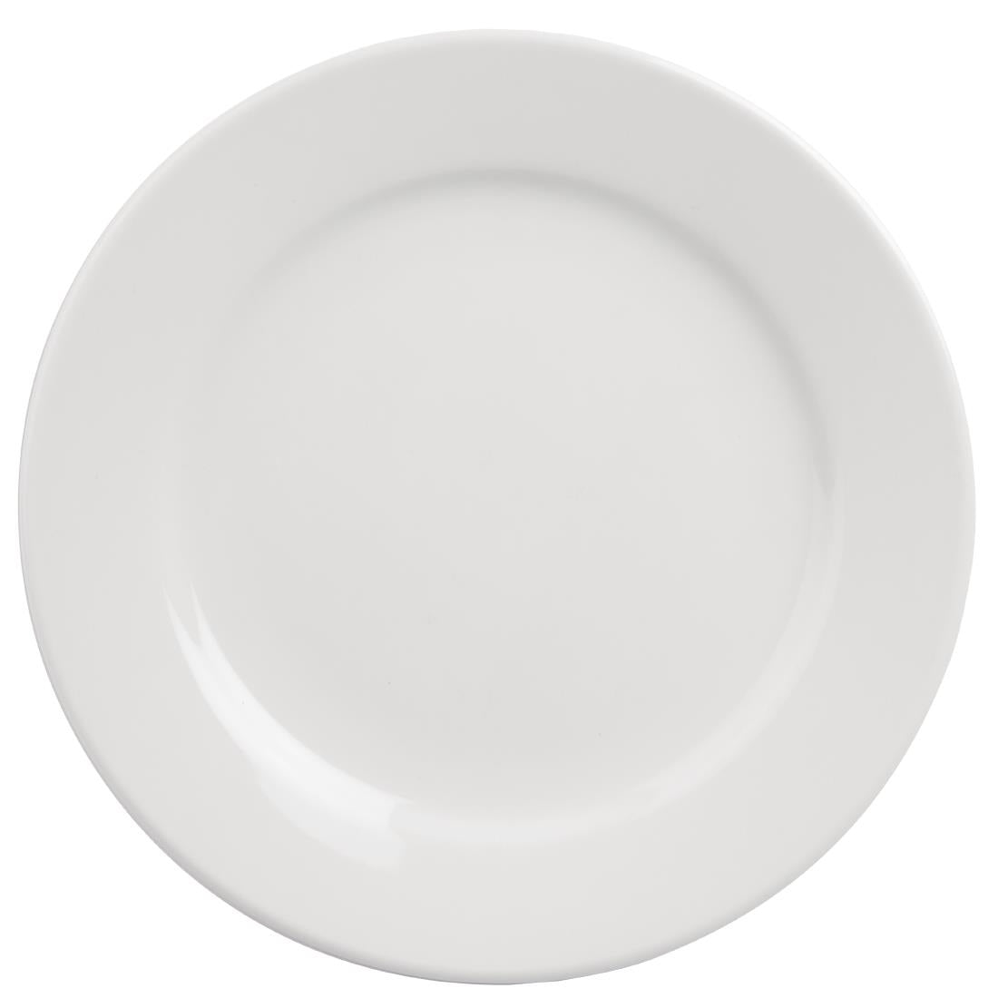 Olympia Athena Wide Rimmed Plates 165mm (12 Pack) (Pack of 12) • PAS-CC206