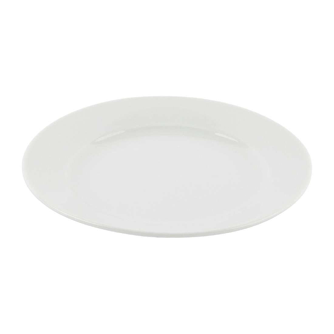 Olympia Athena Wide Rimmed Plates 165mm (12 Pack) (Pack of 12) • PAS-CC206