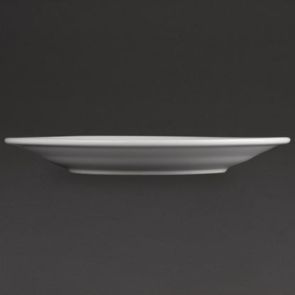 Olympia Athena Wide Rimmed Plates 203mm (12 Pack) (Pack of 12) • PAS-CC207