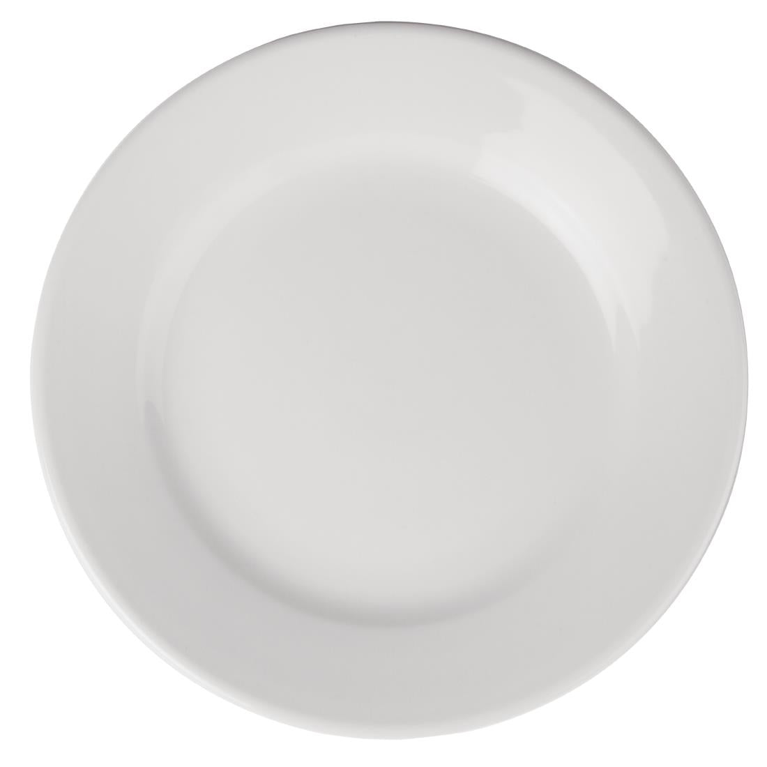 Olympia Athena Wide Rimmed Plates 203mm (12 Pack) (Pack of 12) • PAS-CC207