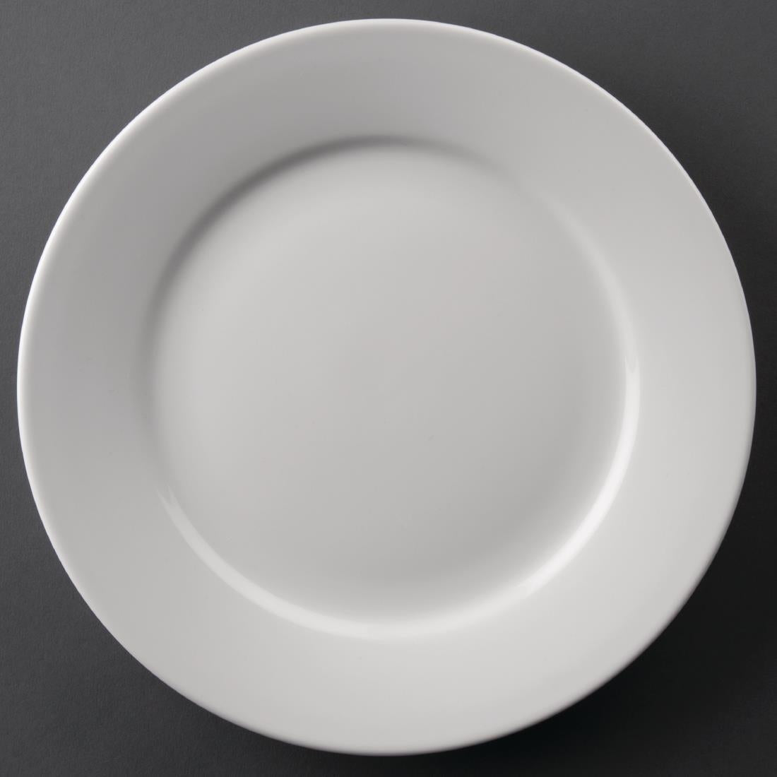 EDLP Olympia Athena Wide Rimmed Plate - 228mm 9" (12 Pack) (228mm. Pack quantity: 12) • PAS-CC208