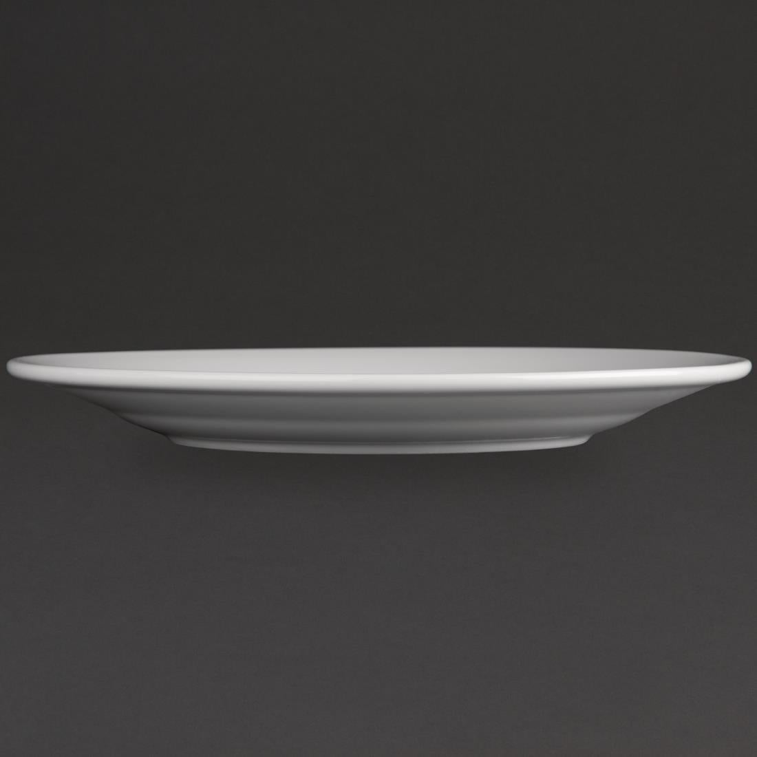 EDLP Olympia Athena Wide Rimmed Plate - 228mm 9" (12 Pack) (228mm. Pack quantity: 12) • PAS-CC208