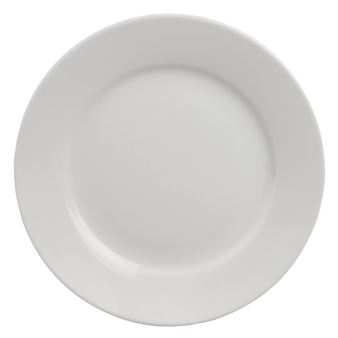 EDLP Olympia Athena Wide Rimmed Plate - 228mm 9" (12 Pack) (228mm. Pack quantity: 12) • PAS-CC208