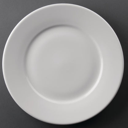 EDLP Olympia Athena Wide Rimmed Plate - 254mm 10" (12 Pack) (254mm. Pack quantity: 12) • PAS-CC209