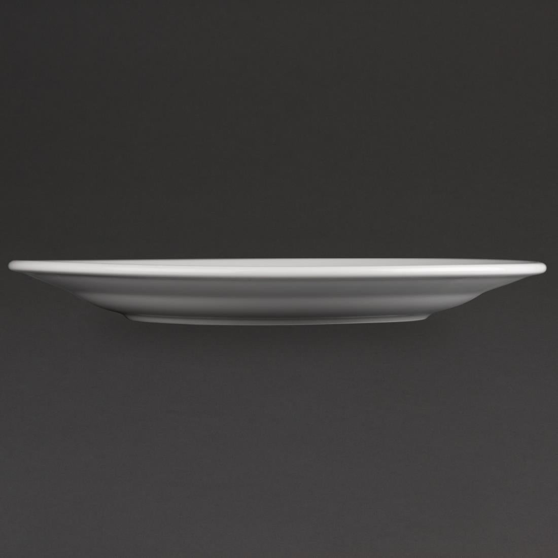 EDLP Olympia Athena Wide Rimmed Plate - 254mm 10" (12 Pack) (254mm. Pack quantity: 12) • PAS-CC209
