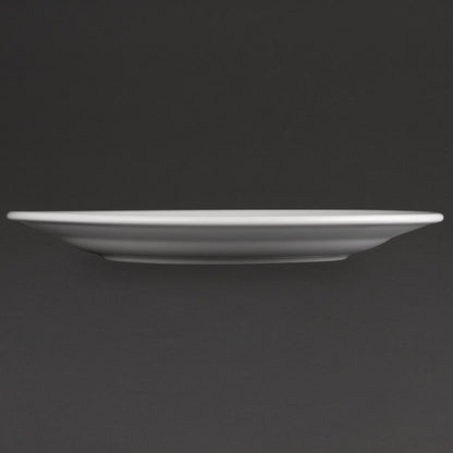 EDLP Olympia Athena Wide Rimmed Plate - 254mm 10" (12 Pack) (254mm. Pack quantity: 12) • PAS-CC209