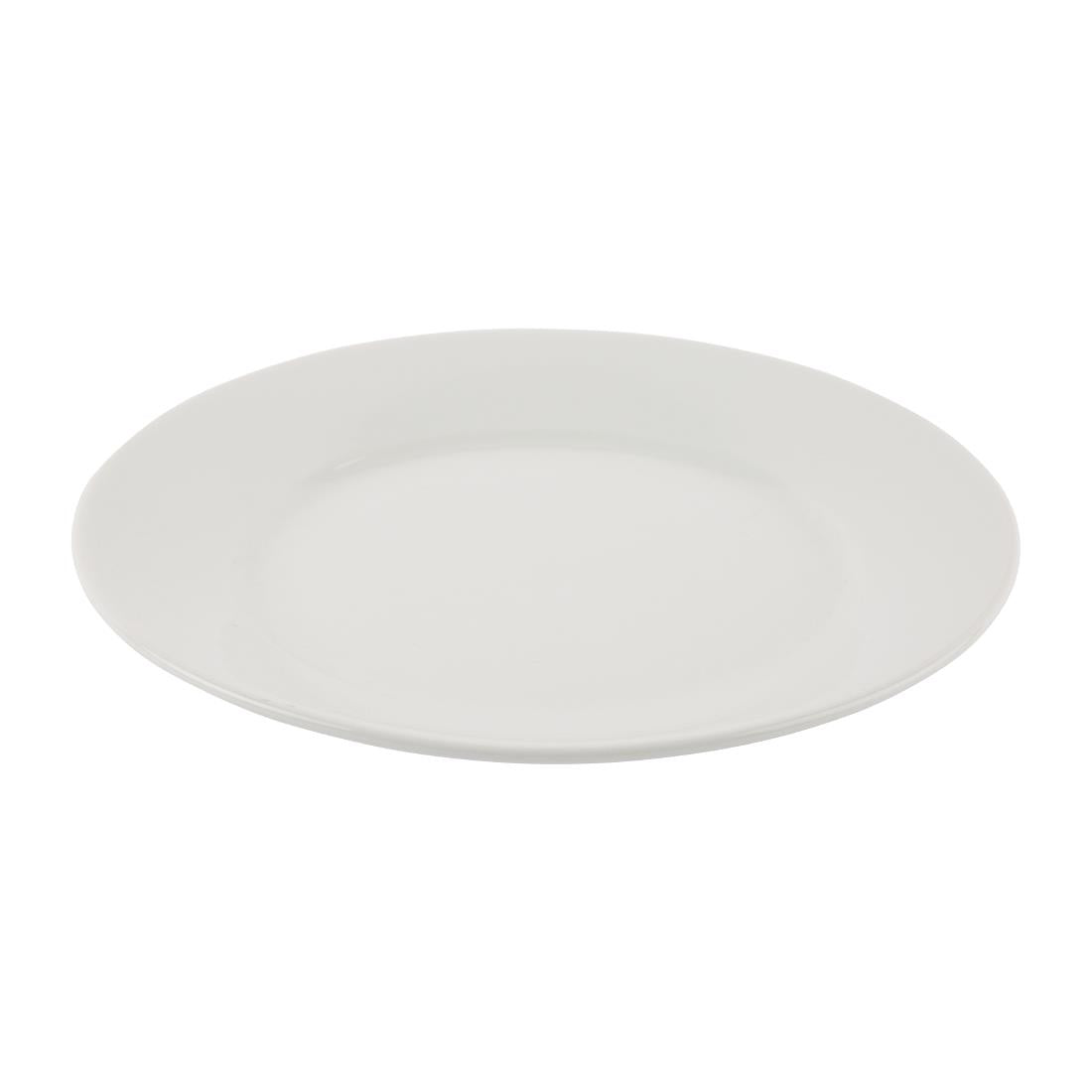 EDLP Olympia Athena Wide Rimmed Plate - 254mm 10" (12 Pack) (254mm. Pack quantity: 12) • PAS-CC209