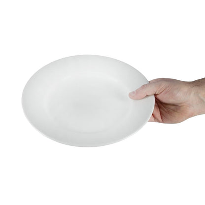 EDLP Olympia Athena Wide Rimmed Plate - 254mm 10" (12 Pack) (254mm. Pack quantity: 12) • PAS-CC209