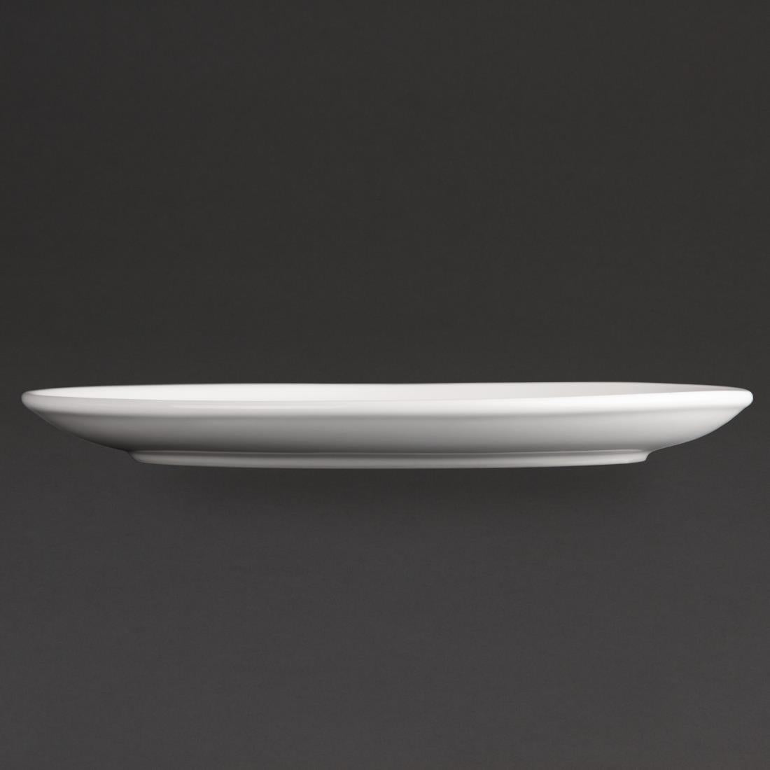 Olympia Athena Oval Coupe Plate 254x197mm (12 Pack) (254x197mm. Pack quantity 12) • PAS-CC211
