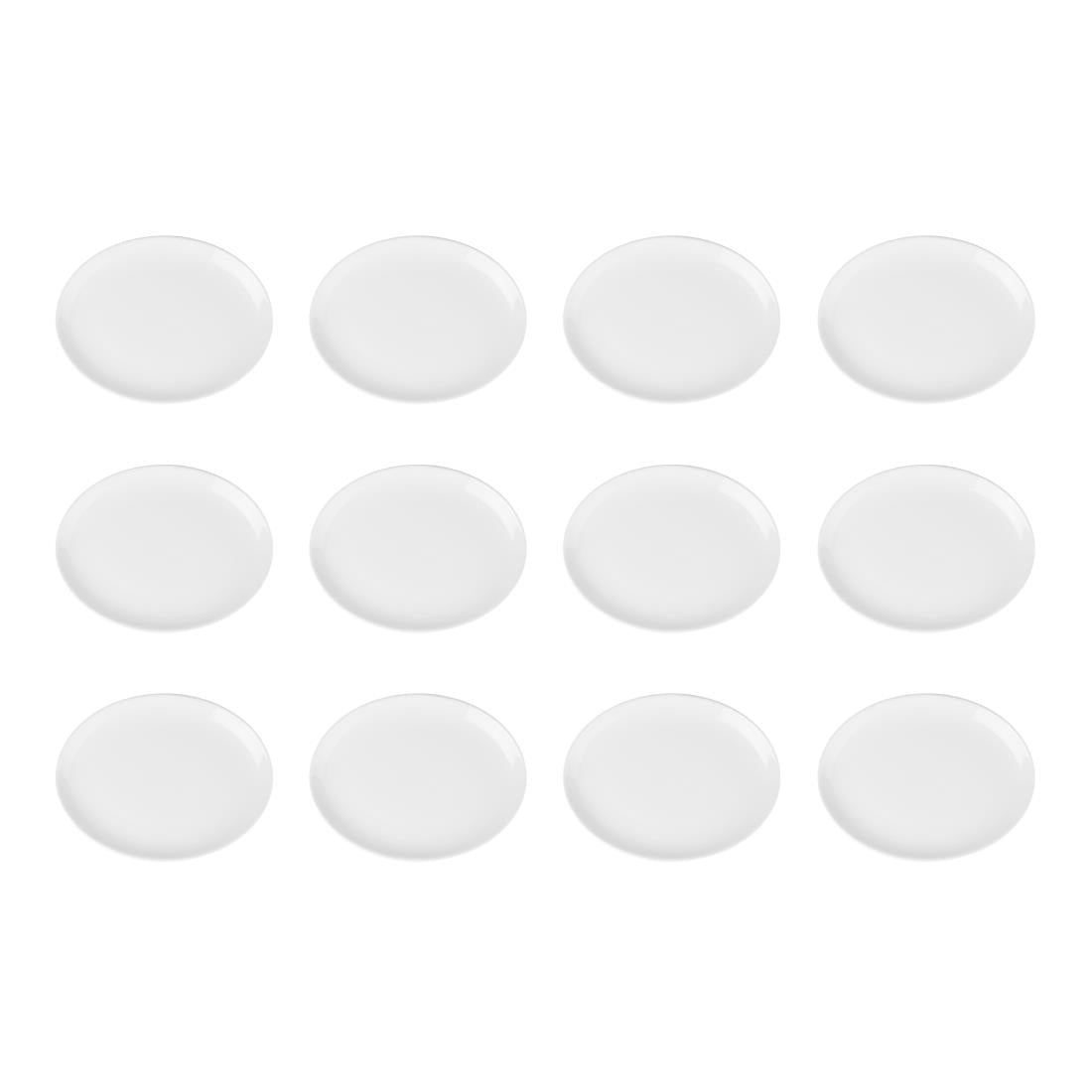 Olympia Athena Oval Coupe Plate 254x197mm (12 Pack) (254x197mm. Pack quantity 12) • PAS-CC211