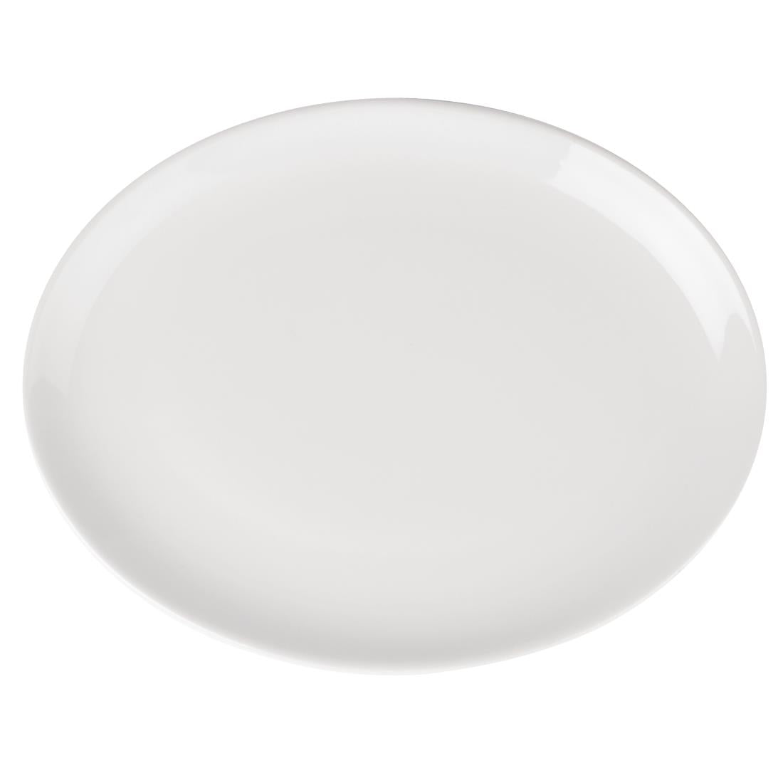 Olympia Athena Oval Coupe Plate 254x197mm (12 Pack) (254x197mm. Pack quantity 12) • PAS-CC211