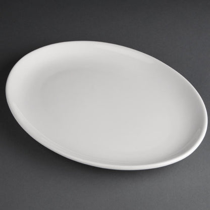 Olympia Athena Oval Coupe Plate 254x197mm (12 Pack) (254x197mm. Pack quantity 12) • PAS-CC211