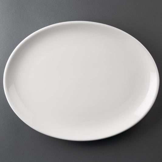 EDLP Olympia Athena Oval Coupe Plate - 305x241mm 12x 9 1/2" (6 Pack) (305mm. Pack quantity 6) • PAS-CC212