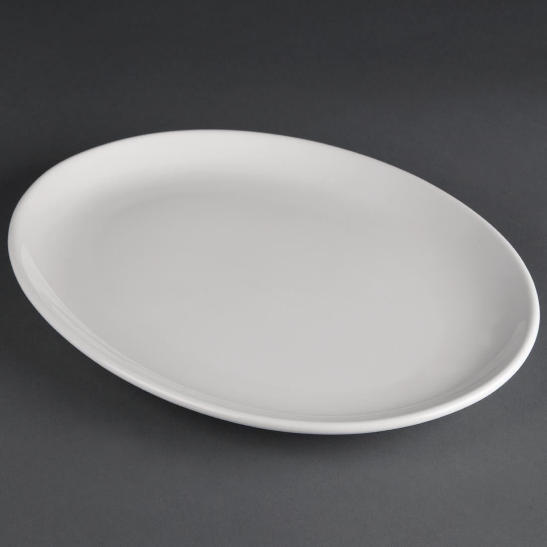 EDLP Olympia Athena Oval Coupe Plate - 305x241mm 12x 9 1/2" (Box 6) • PAS-CC212