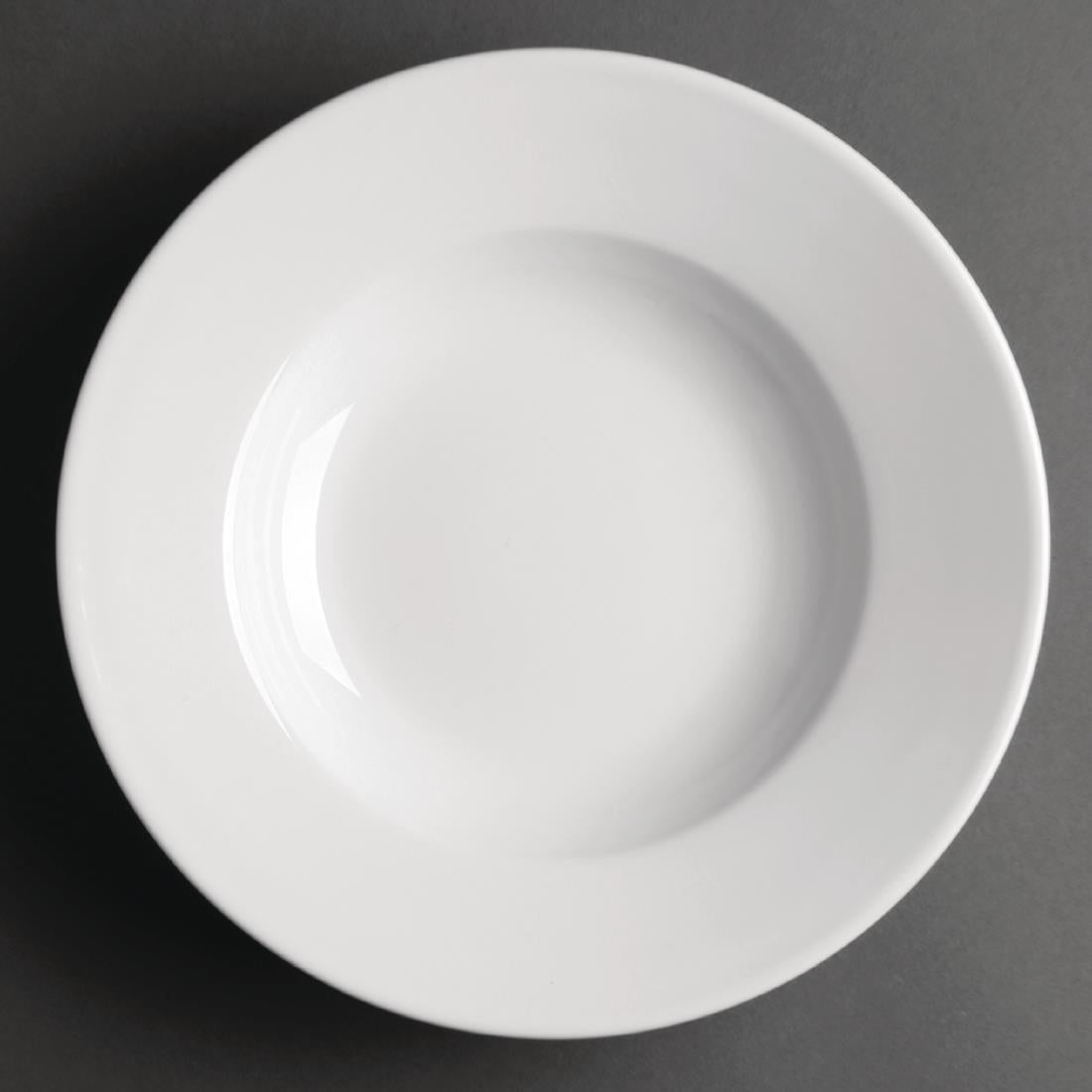 Olympia Athena Rimmed Soup & Pasta Bowls 228mm 210ml (6 Pack) (228mm.  Pack quantity: 6) • PAS-CC214
