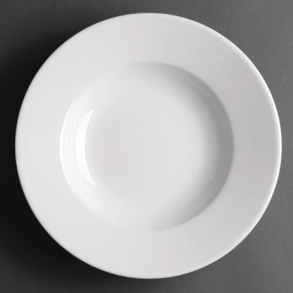 Olympia Athena Rimmed Soup & Pasta Bowls 228mm 210ml (6 Pack) (228mm.  Pack quantity: 6) • PAS-CC214