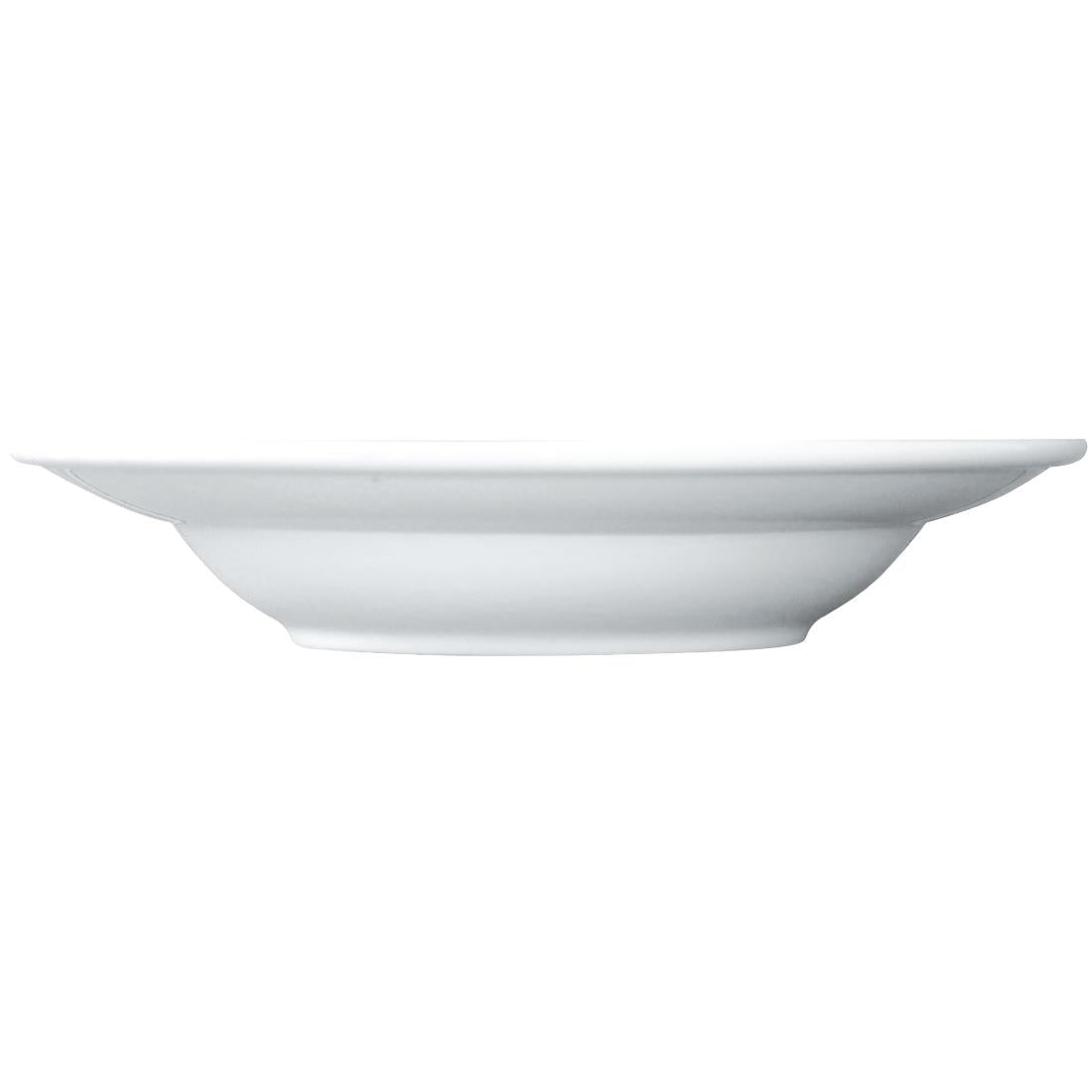 "Special Offer Olympia Athena Rimmed Soup Bowls (24 Pack)" (228mm. White. Pack quantity: 24) • PAS-S774