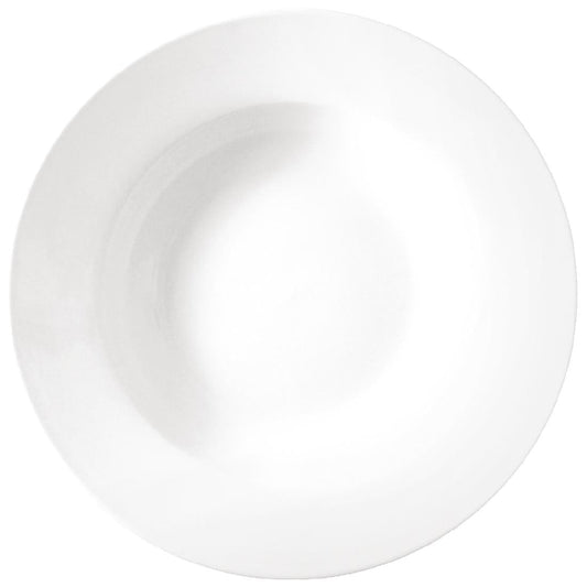 "Special Offer Olympia Athena Rimmed Soup Bowls (24 Pack)" (228mm. White. Pack quantity: 24) • PAS-S774